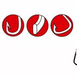 Gamakatsu Hook Worm Offset EWG Maat 5/0