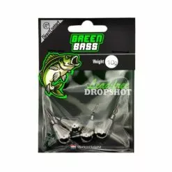 Green Bass Fishing Dropshot 10 Gram 4st
