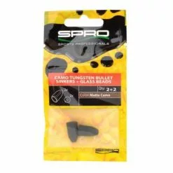 Spro Camo Tungsten Bullet Sinkers Matte Camo 5gr